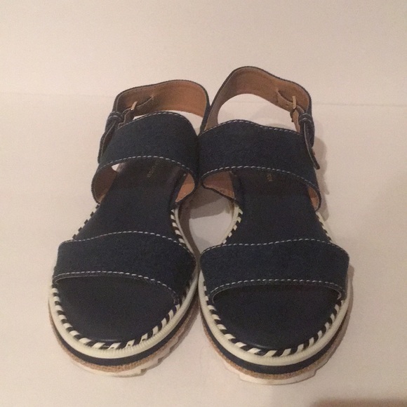 Tommy Hilfiger women’s twMadie Sandal blue sz 10 - Picture 3 of 7